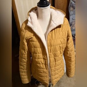 Rip Curl Anti-series Jacket with White Fleece Lining